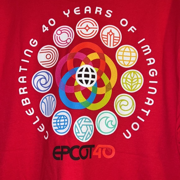 Disney Parks Epcot 40th Anniversary T-Shirt October 1, 2022 Limited Edition!! - Picture 5 of 12